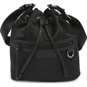 NWT LONGCHAMP Le Pliage Neo Small Bucket Drawstring Crossbody Bag BLACK